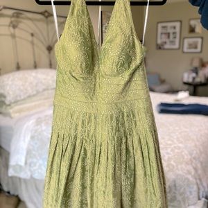 Beautiful sparkly halter dress - Kay Unger